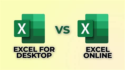 Excel Online vs. Desktop: Choosing the Right Tool for Your Needs.
